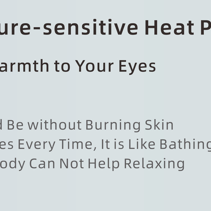 Relaxing Eye Massager - Professional Massage Equipment for Migraines and Eye Care with Heat, Music, and 5 Modes - Rechargeable Heated Eye Mask, Perfect Christmas Gift Idea for Family and Friends