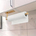1pc Stainless Steel Self-Adhesive Paper Towel Holder - Space-Saving Wall Mount Design for Kitchen, Counter, Cabinet, and Bathroom - Easy Installation, Punch-Free, and Durable