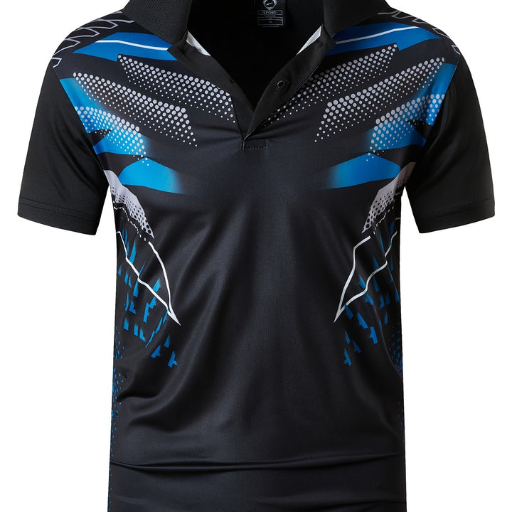 Jeansian Men's Quick Dry Sport Tee Shirt for Tennis, Golf, and Bowling - Comfortable and Stylish