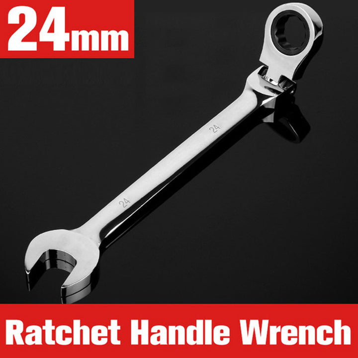 1pc/12pcs, Ratchet Wrench With Flexible Head, Dual-use Ratchet Tool Automotive Hand Tool Ratchet Wrench