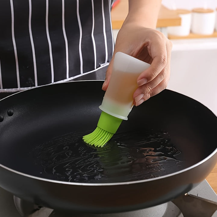 Durable High Temperature Silicone Oil Brush with Bottle Cap for Baking and Cooking, No Shedding, Easy to Clean Eid Al-Adha Mubarak