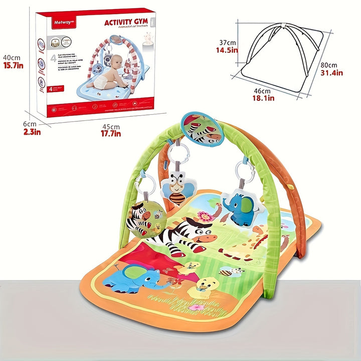 Play, Learn & Grow!
This adorable baby gym play mat features fun cartoon styling, soft cushioning, and interactive elements to support crawling, play, and early learning. A perfect birthday gift for newborns and toddlers! 🎁👶🌟