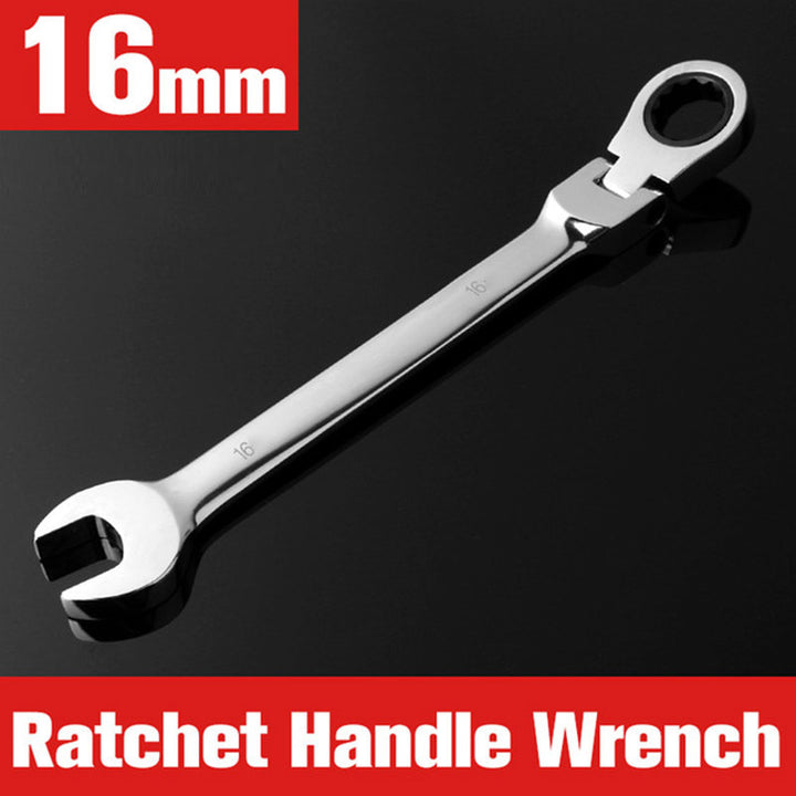 1pc/12pcs, Ratchet Wrench With Flexible Head, Dual-use Ratchet Tool Automotive Hand Tool Ratchet Wrench