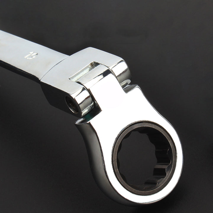 1pc/12pcs, Ratchet Wrench With Flexible Head, Dual-use Ratchet Tool Automotive Hand Tool Ratchet Wrench
