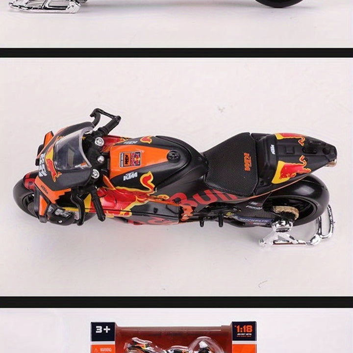 Race into Action!
Maisto 1:18 Red Bull KTM Factory Racing #88/#33 die-cast motorcycles – highly detailed collectibles for fans and riders alike. Perfect for display, gifting, or revving up your collection. 🏍️🔥