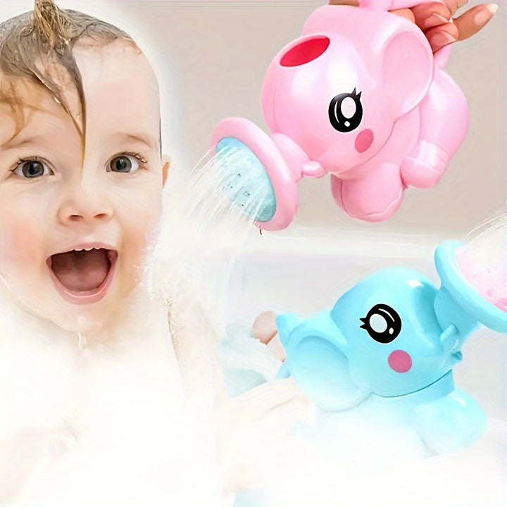 1pc Bathroom Shower, Cartoon Elephant Shower, Bath Play Water Toys, Small Elephant Sprinkler, Interactive Toys, As Halloween, Christmas Gift