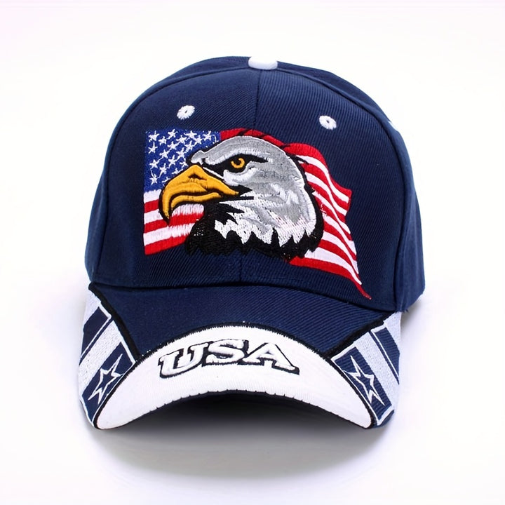 Flag USA Eagle Baseball Cap Embroidery Casual Breathable Sports Hat Outdoor Sunscreen Dad Hats For Women Men