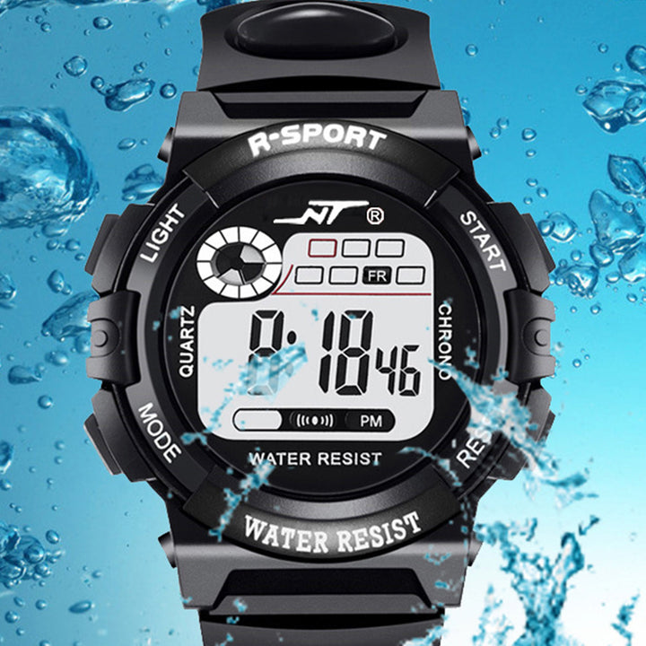 Vibrant Youth Watch - Luminous Digital Timepiece with Multifunctional Features for Middle School Students, Boys, and Girls, High School, Casual Wear, Water-Resistant, and Easy-to-Read Display