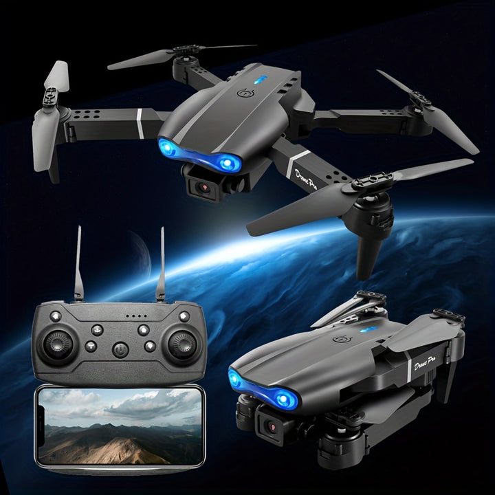 E99 Drone with Dual HD Camera
Affordable and easy to fly, this foldable drone features WiFi FPV, altitude hold, and stable remote control—perfect for kids, beginners, and men’s gifts!