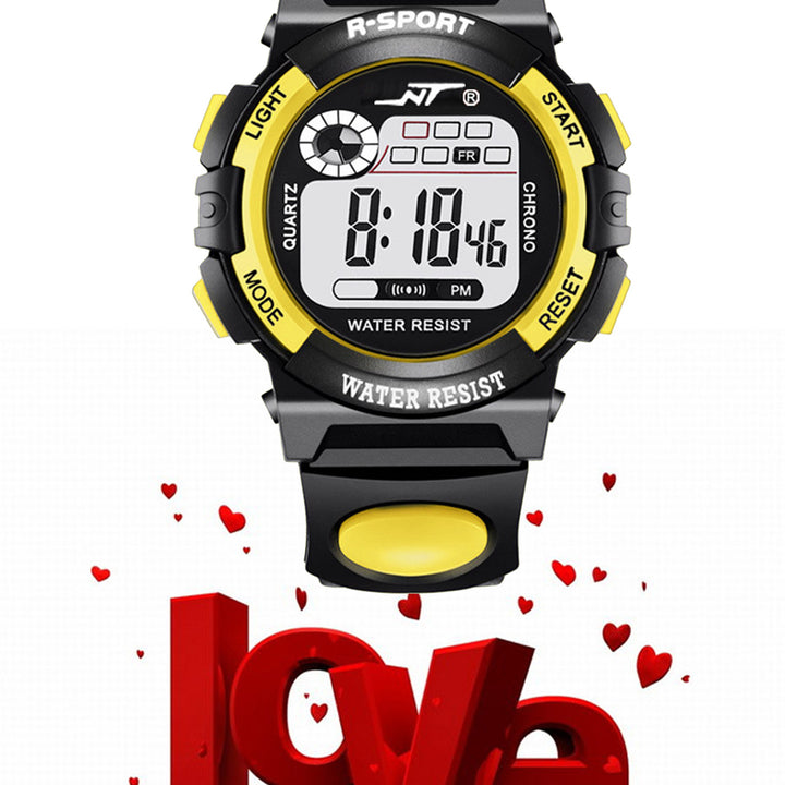 Vibrant Youth Watch - Luminous Digital Timepiece with Multifunctional Features for Middle School Students, Boys, and Girls, High School, Casual Wear, Water-Resistant, and Easy-to-Read Display