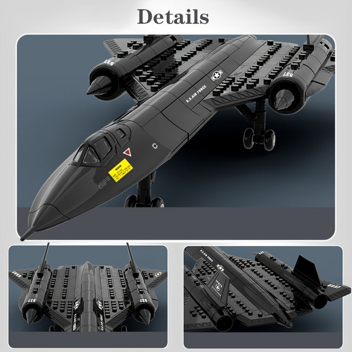 Build the Legendary Blackbird!
This 183-piece SR-71 Blackbird set lets kids and collectors assemble a sleek military aircraft model. Great for tech lovers and perfect as a gift! ✈️🧩🎁