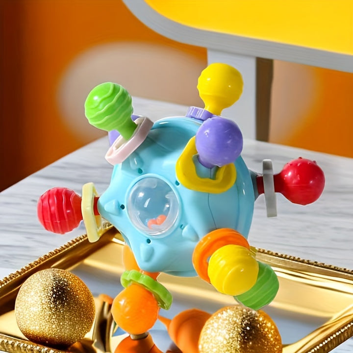 Play, Soothe & Grow!
This infant toy set includes teethers, grab-and-shake rattles, and tummy time toys—designed to support sensory development and motor skills from 0 to 12 months. Safe, fun, and perfect for everyday play! 👶🍼🎉