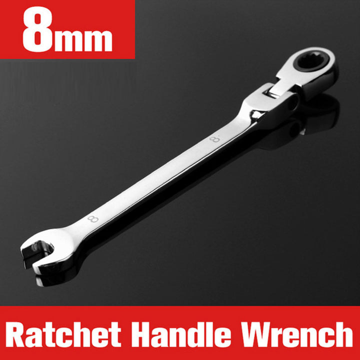 1pc/12pcs, Ratchet Wrench With Flexible Head, Dual-use Ratchet Tool Automotive Hand Tool Ratchet Wrench