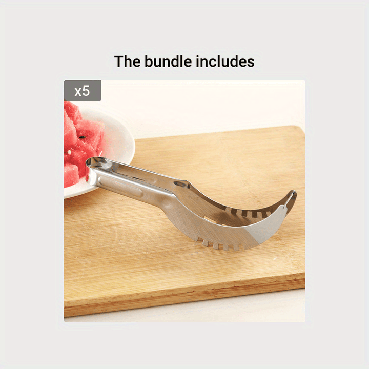 Stainless Steel Watermelon Slicer: The Perfect Kitchen Tool For Effortless Fruit Cutting Commercial Kitchen Supplies