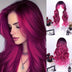 28" Heat Resistant Synthetic Hair Long Wavy Wig with Air Bangs - 150% Density Rose Net Cap for Women, Elegant Curly Wave Style for Parties, Christmas & Casual Attire, Everyday Wig | Chic Appearance | Synthetic Hair Wig, Wig A