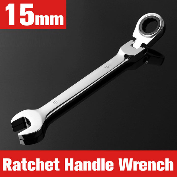 1pc/12pcs, Ratchet Wrench With Flexible Head, Dual-use Ratchet Tool Automotive Hand Tool Ratchet Wrench