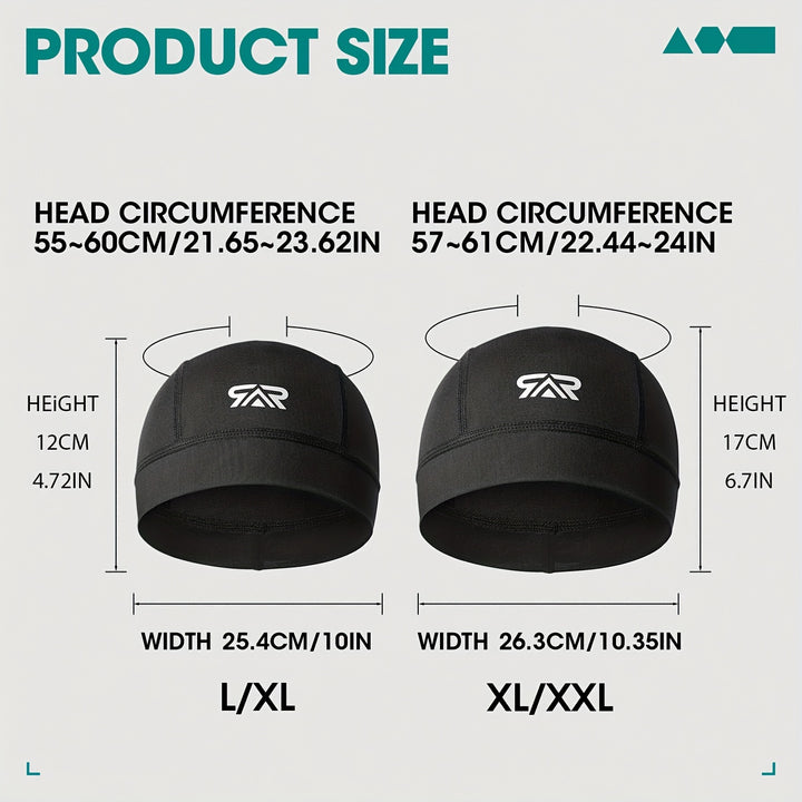 1pc Premium Breathable Cycling Cap for Men - Sun Protection & Moisture Absorption