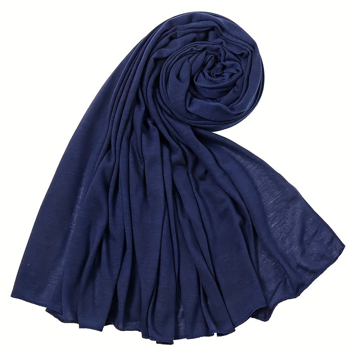 1pc/4pcs Ultra Soft Boho Pleated Head Wrap Turban Cap - Elegant Solid Color, Extra Long, Breathable Head Band Tie for Women
