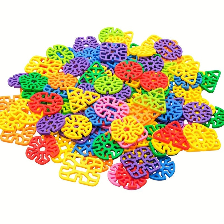 Build, Create, Imagine!
This 98-piece snowflake building block kit lets kids explore endless shapes and structures while boosting creativity, motor skills, and problem-solving. Fun, educational, and perfect for boys and girls. Random colors included! 🧩🌈