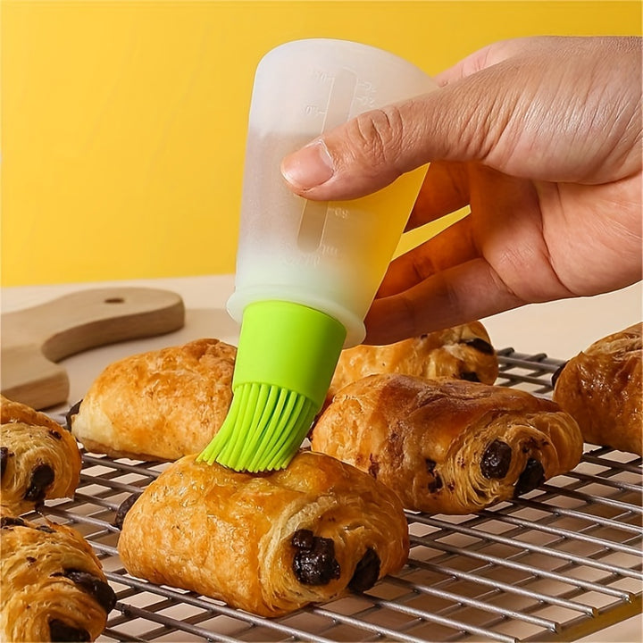 Durable High Temperature Silicone Oil Brush with Bottle Cap for Baking and Cooking, No Shedding, Easy to Clean Eid Al-Adha Mubarak