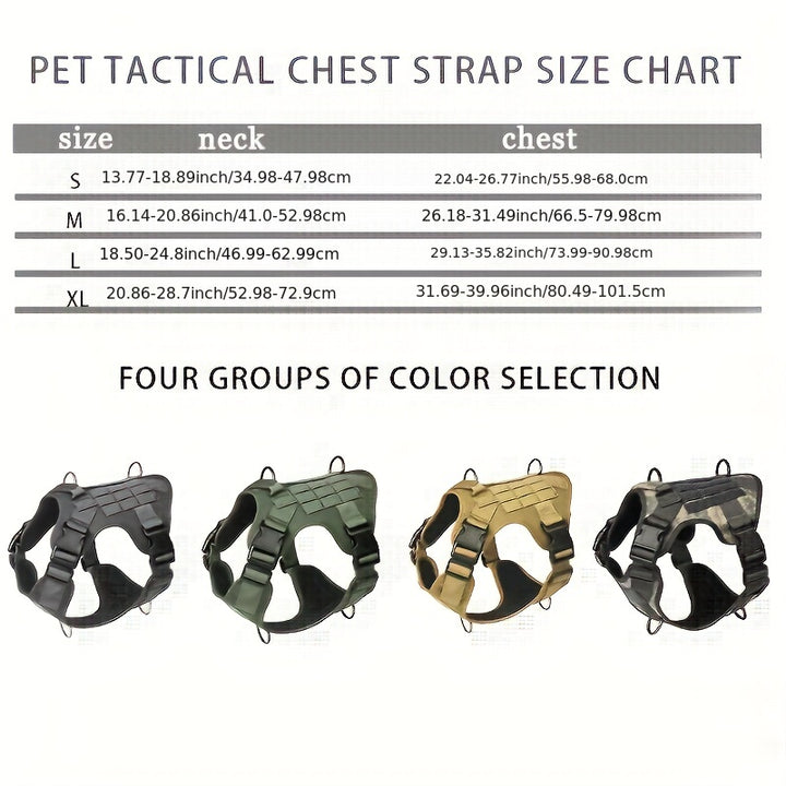 Heavy Duty Adjustable Dog Harness With Handle For Running And Training - Perfect For Medium And Large Dogs
