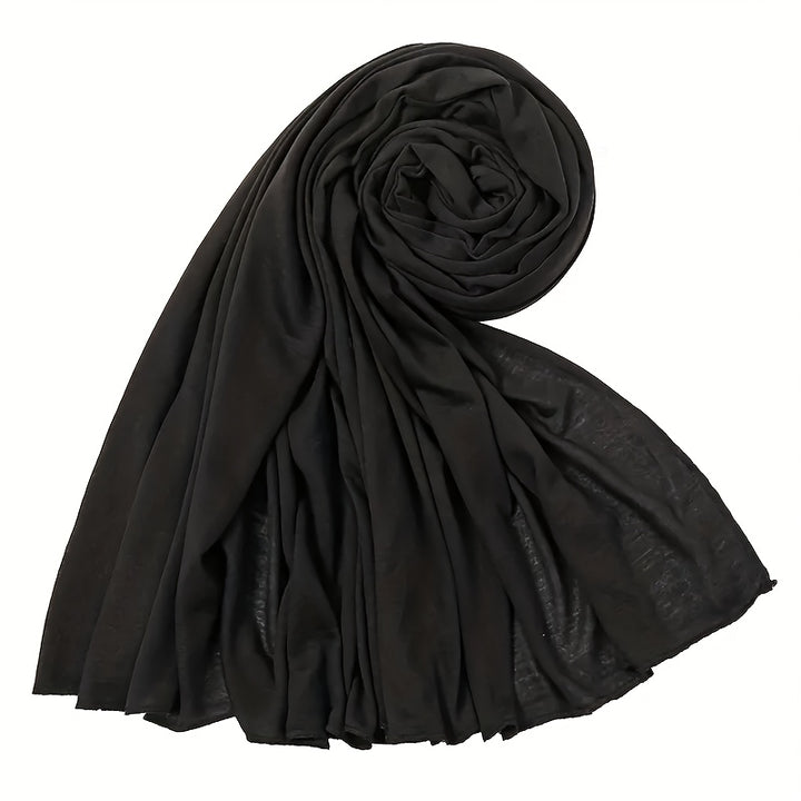 1pc/4pcs Ultra Soft Boho Pleated Head Wrap Turban Cap - Elegant Solid Color, Extra Long, Breathable Head Band Tie for Women