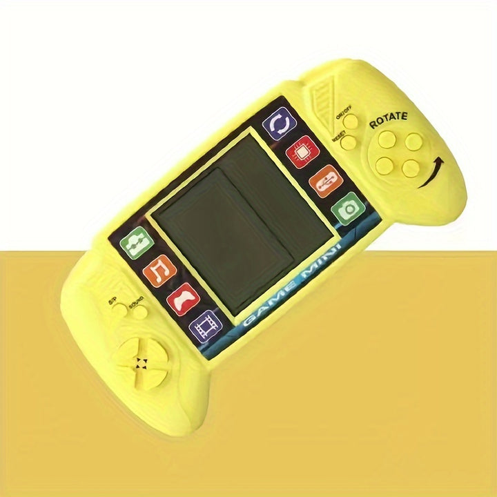 1pc Big Screen Retro Classic Handheld Game Console - Portable Electronic Toys with Classic Games, Nostalgic Design and Easy-to-Use Interface