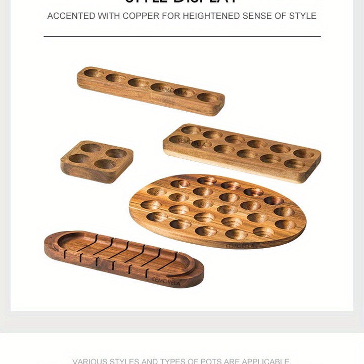 1pc Multi-Compartment Wooden Egg Storage Box - Kitchen Cooking Organizer for Eggs and More