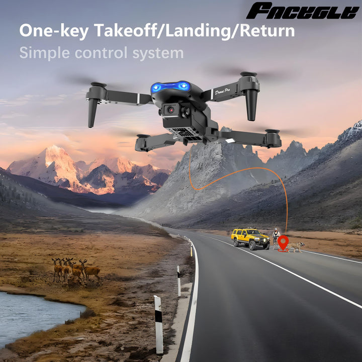 E99 Drone with Dual HD Camera
Affordable and easy to fly, this foldable drone features WiFi FPV, altitude hold, and stable remote control—perfect for kids, beginners, and men’s gifts!