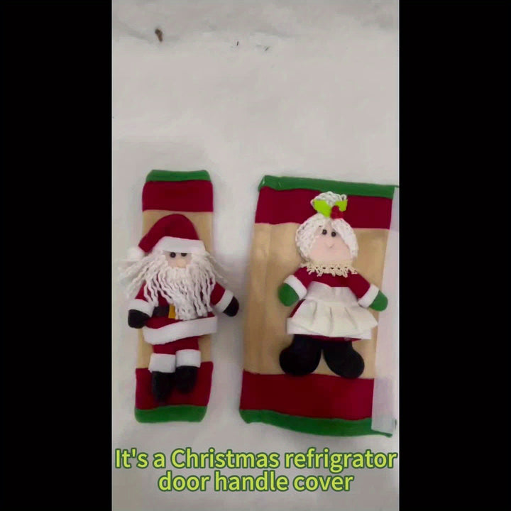 Festive Touch for Your Kitchen!
Add holiday cheer with these adorable Santa and Snowman handle covers! Perfect for decorating fridge, microwave, oven, or dishwasher handles—while keeping them clean and protected. 🎄🎅❄️