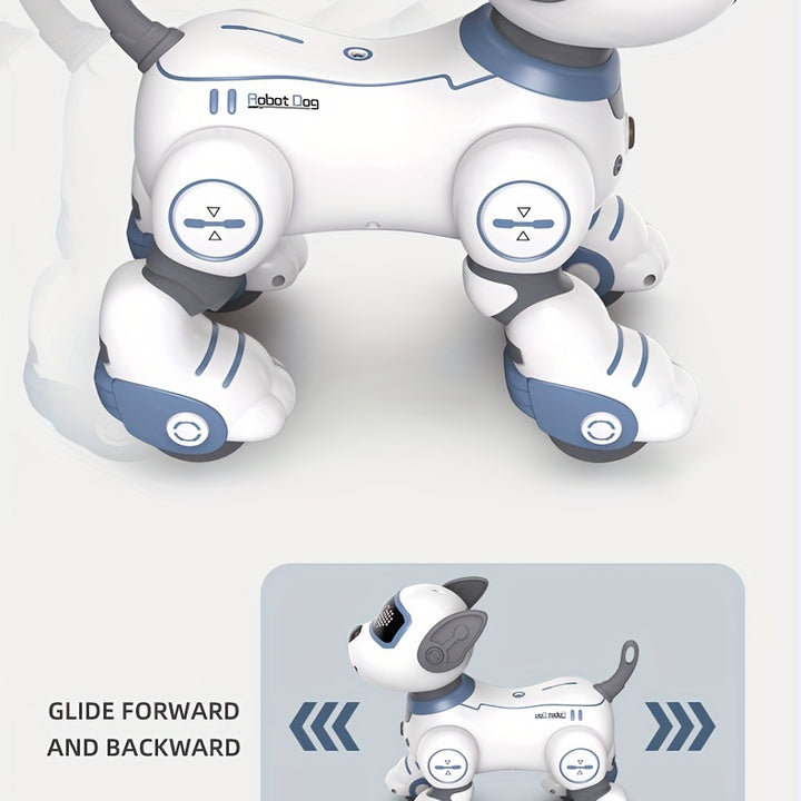 Kelaton Remote Control Toys: RC Robot, Infrared Remote Control Electronic Dog, Follow, Singing And Dancing, Ideal Gift For Family Or Friends' Birthdays Christmas Halloween.