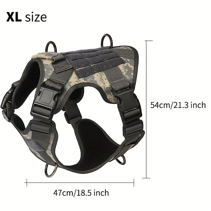 Heavy Duty Adjustable Dog Harness With Handle For Running And Training - Perfect For Medium And Large Dogs