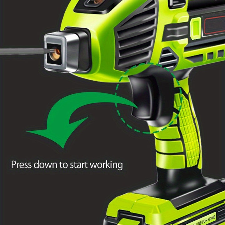 Handheld Arc Welder - 110V Semi-Automatic, Digital Intelligent Current Control, Fits 2.5mm Electrodes, US Plug