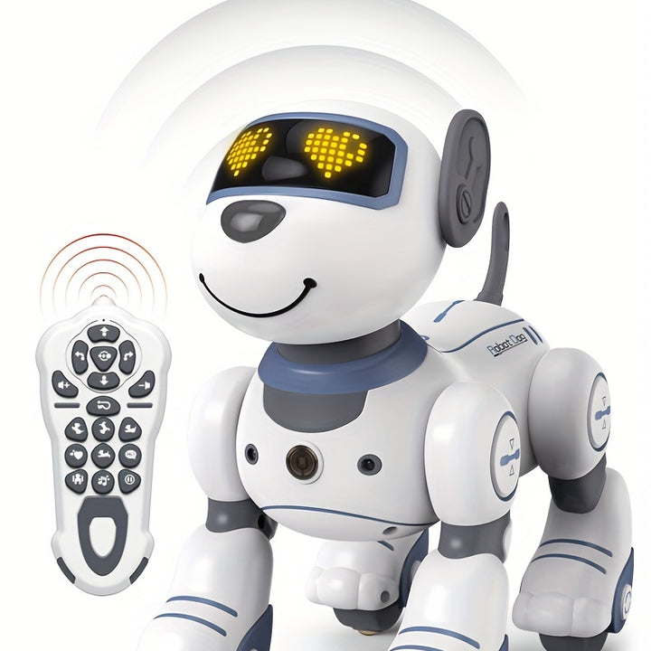 Kelaton Remote Control Toys: RC Robot, Infrared Remote Control Electronic Dog, Follow, Singing And Dancing, Ideal Gift For Family Or Friends' Birthdays Christmas Halloween.